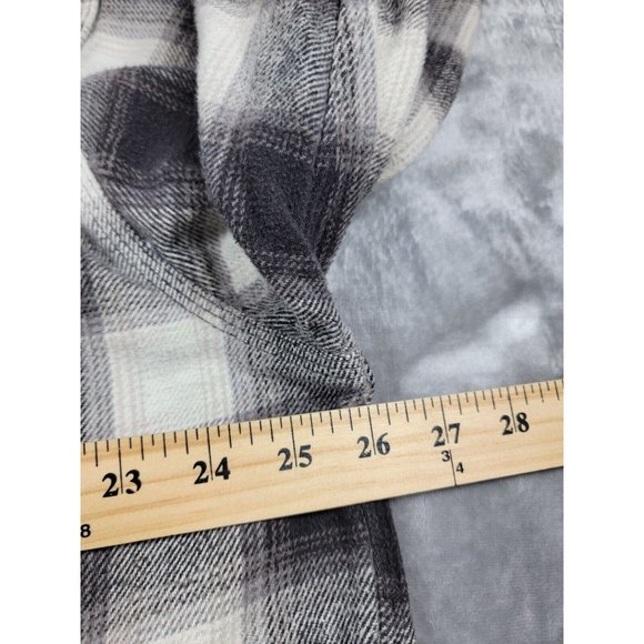 Schmidt Shirt Men XL Plaid Heavy Flannel Button Down Up Long Sleeve Shacket - Picture 3 of 7